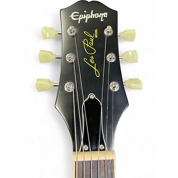Used Epiphone 1959 Reissue Les Paul Standard Lemonburst Solid Body Electric Guitar