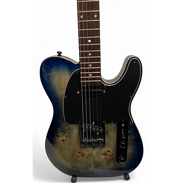 Used Michael Kelly Burl 50s ultra Blue Solid Body Electric Guitar