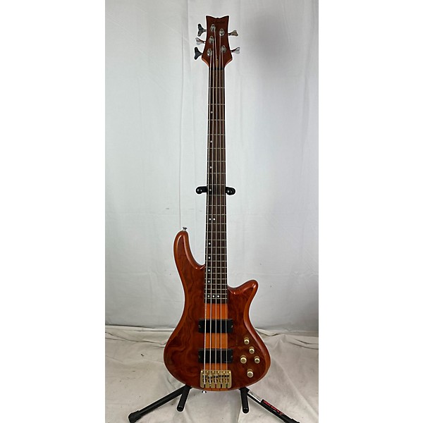 Used Schecter Guitar Research Stiletto Studio 5 String Electric Bass Guitar