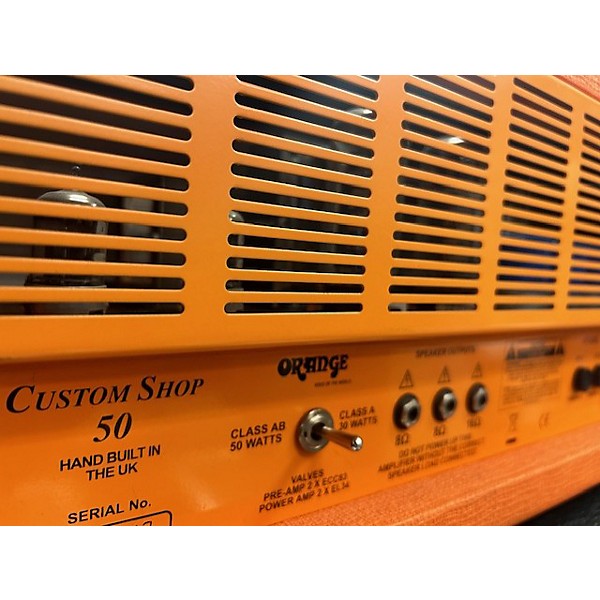 Used Orange Amplifiers CS50 Custom Shop 50W Tube Guitar Amp Head