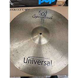 Used Universal Used UNIVERSAL 20in SUPERNATURALS Cymbal