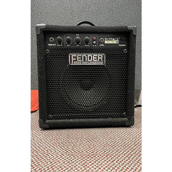 Used Fender Rumble 15 15W 1X8 Bass Combo Amp