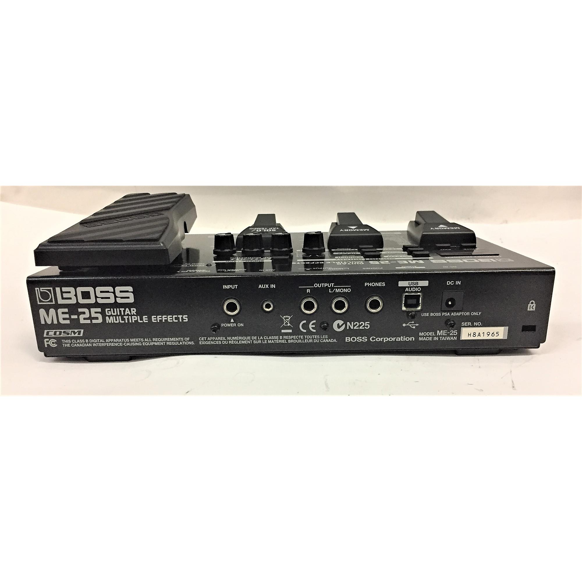 Used BOSS ME25 Guitar Multi Effect Processor | Guitar Center