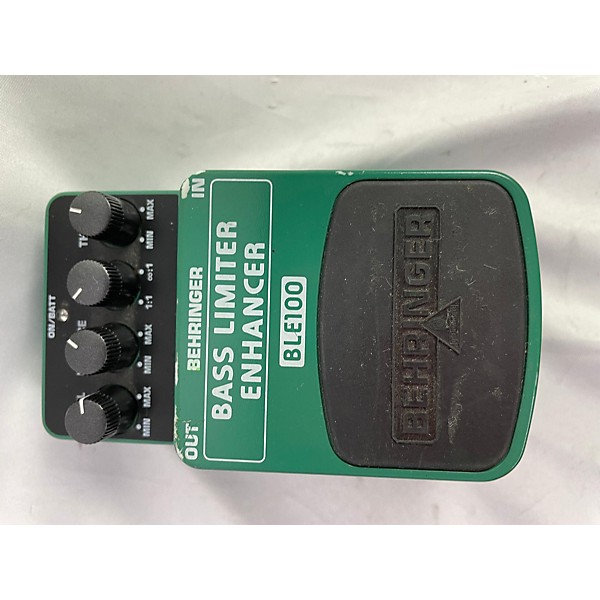 Used Behringer BLE100 Bass Limiter Enhancer Bass Effect Pedal
