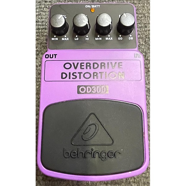 Used Behringer OD300 Overdrive/Distortion Effect Pedal