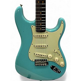 Used 2022 Fender limited Edition '64 stratocaster Journeyman Relic Daphne Blue Solid Body Electric Guitar