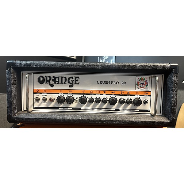 Used Orange Amplifiers CR120H Crush Pro 120W Solid State Guitar Amp Head