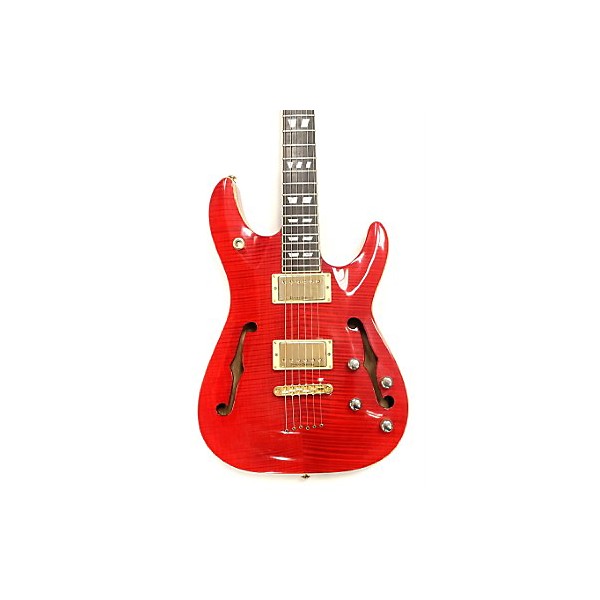 Used Schecter Guitar Research Used Schecter Guitar Research C/SH-1 Trans Red Solid Body Electric Guitar