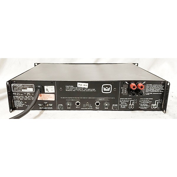 Used Crown POWER BASE 2 Power Amp