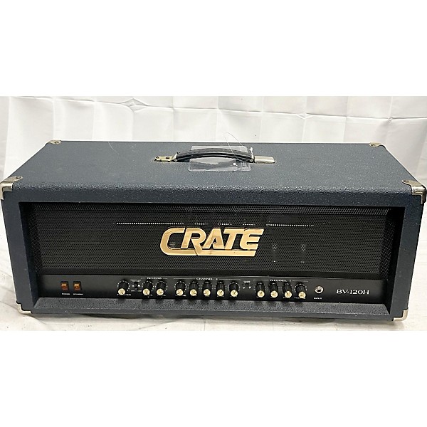 Used Crate BV120H Blue Voodoo 120W Tube Guitar Amp Head