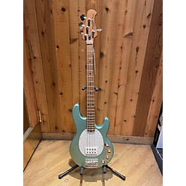 Used Sterling by Music Man Used Sterling By Music Man Ray34 Seafoam Sparkle Electric Bass Guitar