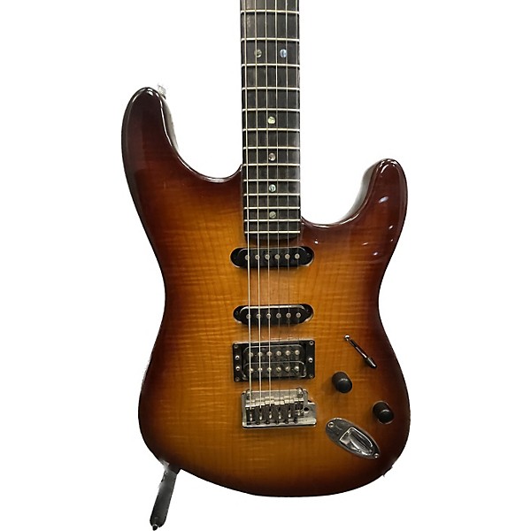 Used Fender Used Fender American Deluxe Stratocaster Fmt Hss Tobacco Sunburst Solid Body Electric Guitar