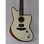 Used Fender Used Fender Acoustasonic Jazzmaster Arctic White Hollow Body Electric Guitar