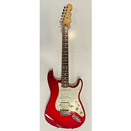 Used Fender Used 2002 Fender Standard Stratocaster HSS Candy Apple Red Solid Body Electric Guitar