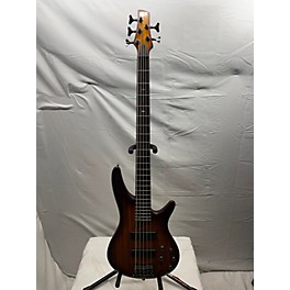 Used Ibanez SR505 5 String Zebra Wood Electric Bass Guitar