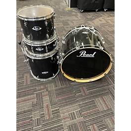 Used Pearl Used Pearl 4 piece Export Black Drum Kit