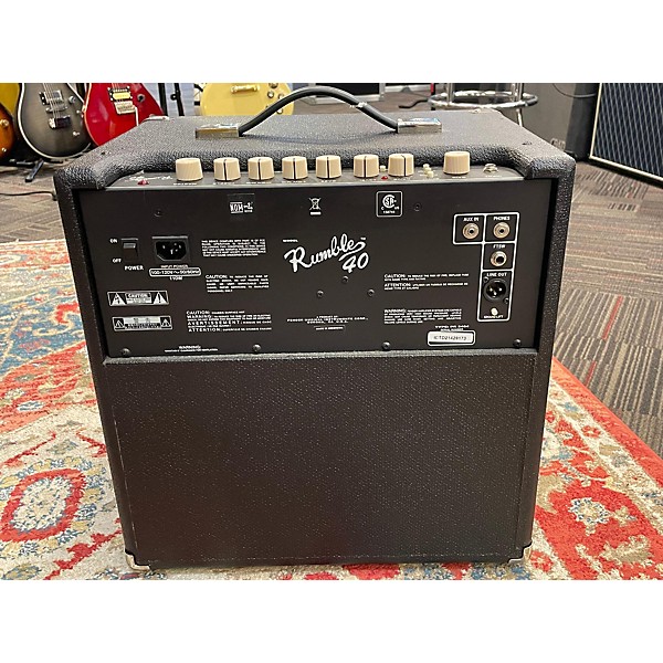 Used Fender Rumble V3 40W 1x10 Bass Combo Amp