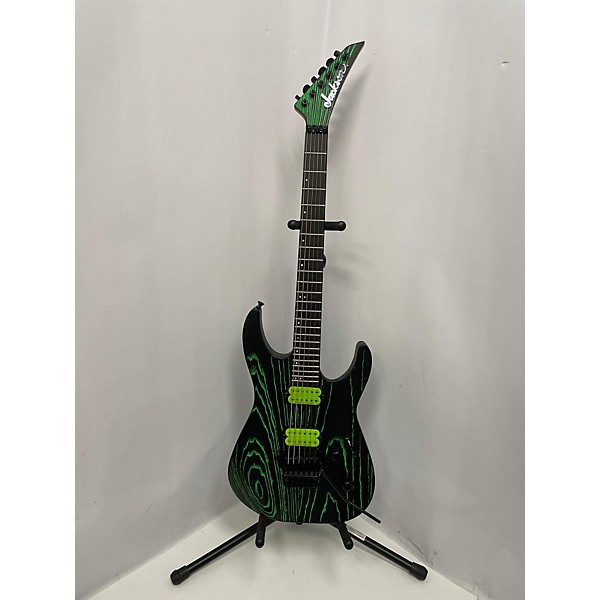 Used Jackson Used Jackson Pro Series DK3 Dinky Green Glow Solid Body Electric Guitar