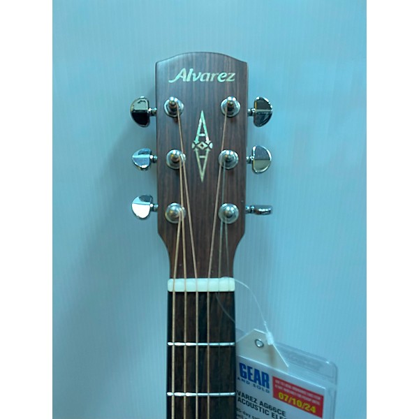 Used Alvarez Ag66ce Deluxe Acoustic Electric Guitar