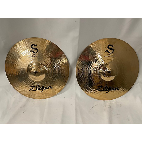 Used Zildjian 14in S FAMILY HI HATS PAIR Cymbal