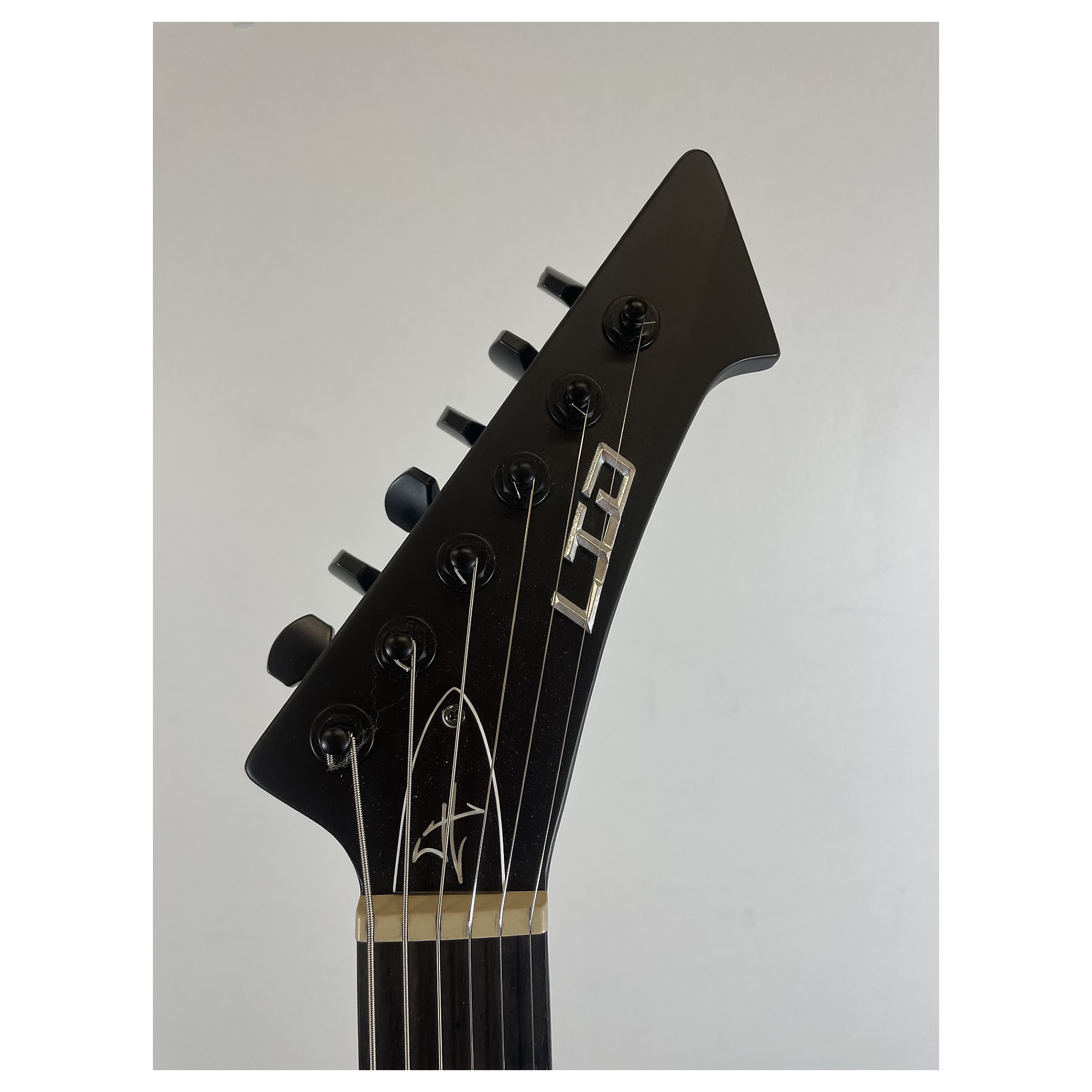 Used ESP LTD James Hetfield Snakebyte Solid Body Electric Guitar Flat Black  | Guitar Center