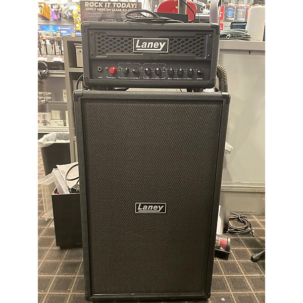 Used Laney Laney Ironheart DUALRIG Dualtop 60-Watt 2-Channel Guitar Amp Head & IRF-CAB212 2x12" Cab Rig Bundle