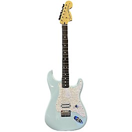 Used Fender Used Fender Tom Delonge Signature Stratocaster Daphne Blue Solid Body Electric Guitar