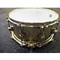 Used DW 6.5X14 COLLECTOR'S SERIES Polished Brass With Gold Hardware Drum