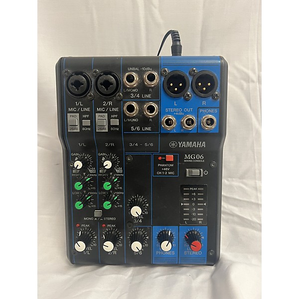 Used Yamaha MG06X Unpowered Mixer