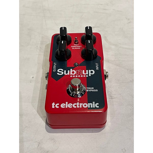 Used TC Electronic Sub N Up Octaver Effect Pedal