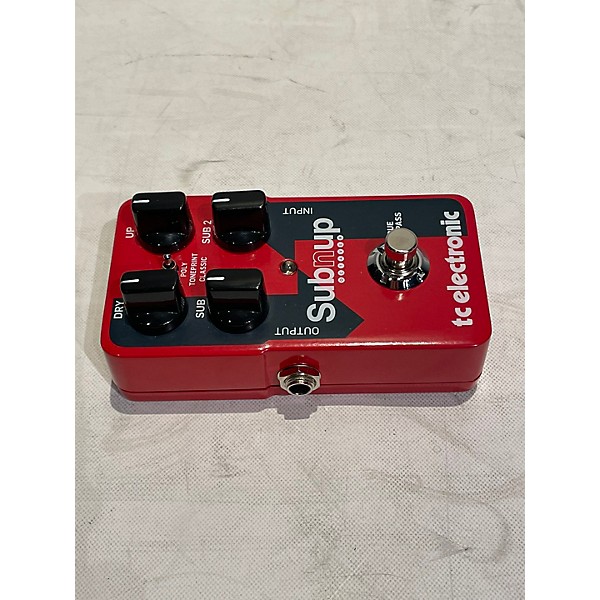 Used TC Electronic Sub N Up Octaver Effect Pedal