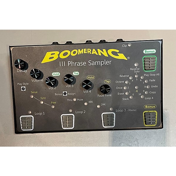 Used Boomerang III Phrase Sampler Pedal