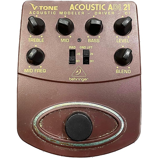 Used Behringer ADI21 V-Tone Acoustic Driver Direct Box