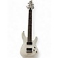 Used Schecter Guitar Research Demon 7 String White Solid Body Electric Guitar thumbnail