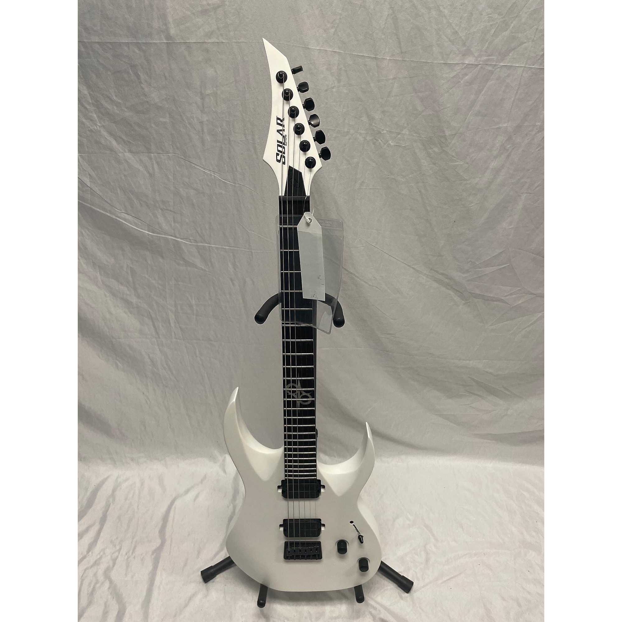 Used Solar Guitars A2.6W Solid Body Electric Guitar White | Guitar 