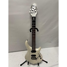 Used Sterling by Music Man Used Sterling By Music Man MAJ100X Olympic Pearl Solid Body Electric Guitar