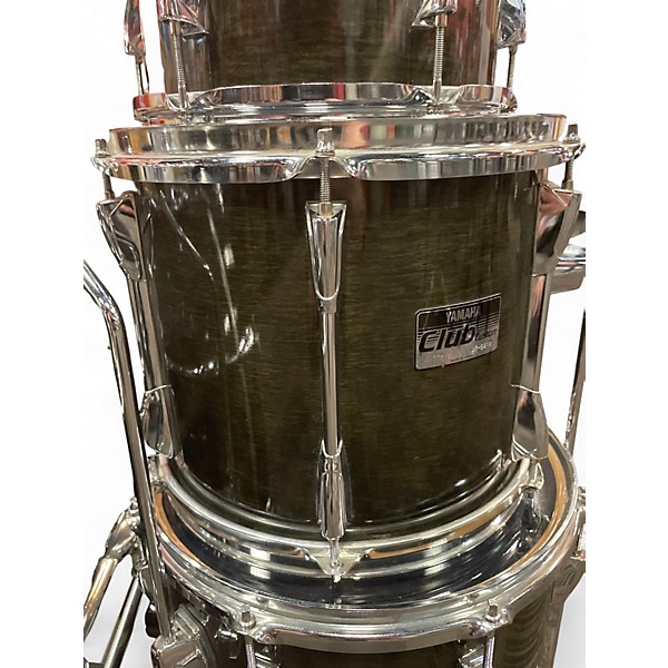 Used Yamaha 4 Piece Club Custom Black Shadow Drum Kit