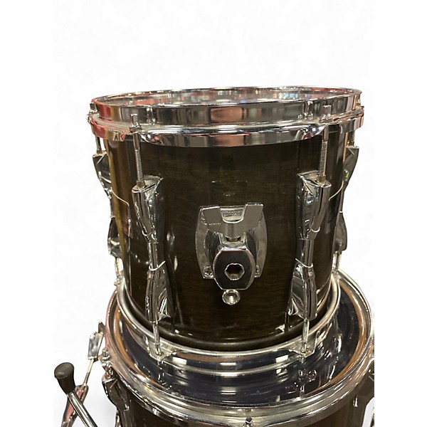 Used Yamaha 4 Piece Club Custom Black Shadow Drum Kit