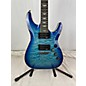 Used Schecter Guitar Research Used Schecter Guitar Research C1 Platinum Trans Blue Solid Body Electric Guitar