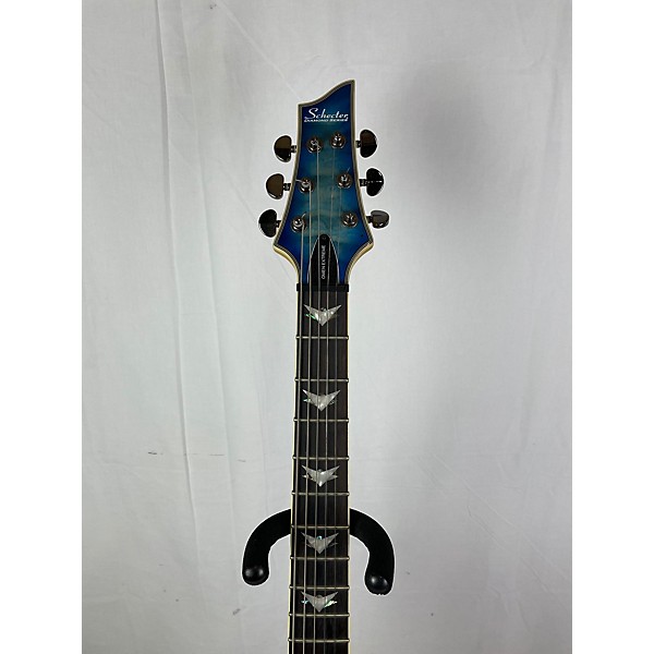 Used Schecter Guitar Research Used Schecter Guitar Research C1 Platinum Trans Blue Solid Body Electric Guitar