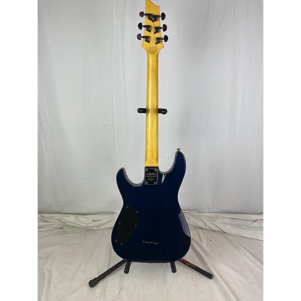 Used Schecter Guitar Research Used Schecter Guitar Research C1 Platinum Trans Blue Solid Body Electric Guitar