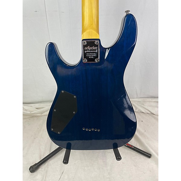 Used Schecter Guitar Research Used Schecter Guitar Research C1 Platinum Trans Blue Solid Body Electric Guitar