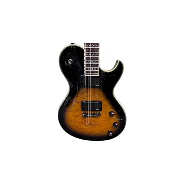 Used Schecter Guitar Research Hellraiser Solo 6 Tobacco Sunburst Solid Body Electric Guitar
