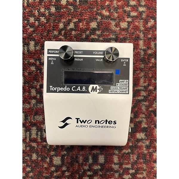 Used Two Notes AUDIO ENGINEERING Torpedo C.A.B M+ Bass Effect Pedal