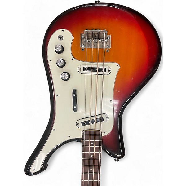Vintage 1960 Yamaha SB-5A Sunburst Electric Bass Guitar