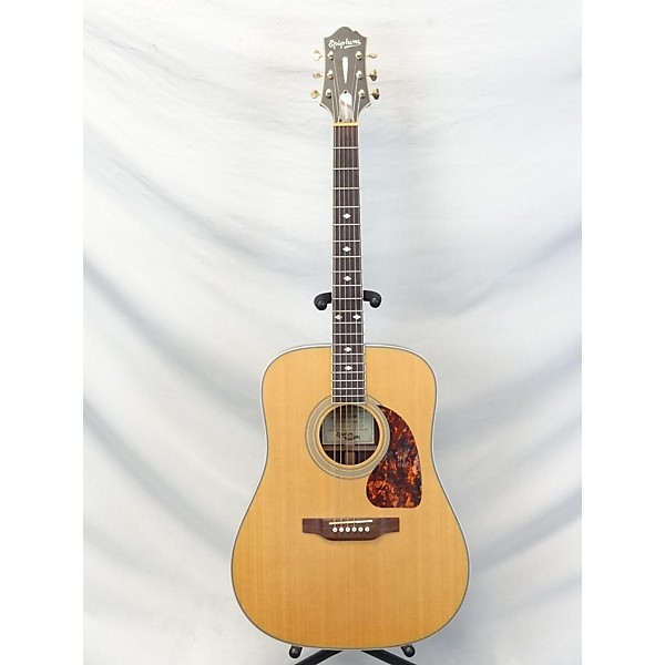Used Epiphone Masterbuilt DR-500RNS Acoustic Guitar Natural | Guitar Center