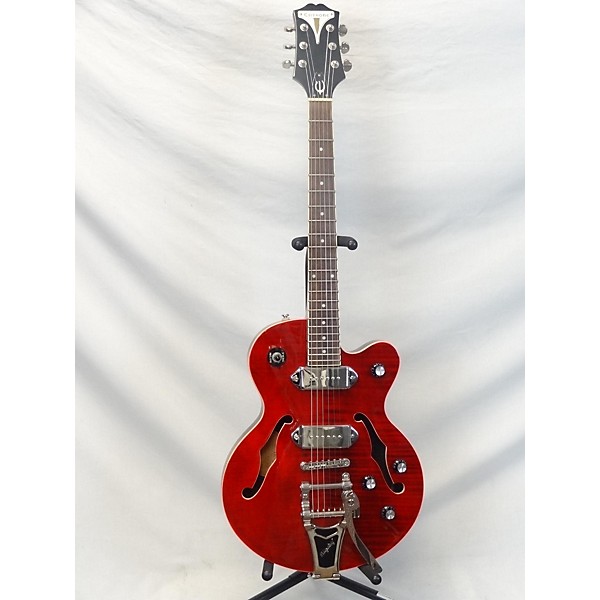 Used Epiphone Wildkat With Bigsby Hollow Body Electric Guitar Wine Red
