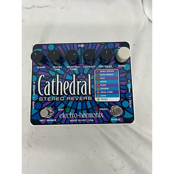 Used Electro-Harmonix Cathedral Stereo Reverb Effect Pedal