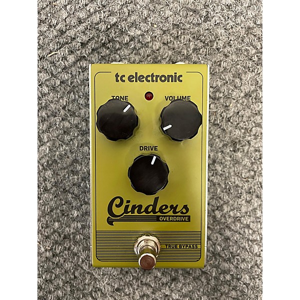 Used TC Electronic Cinders Overdrive Effect Pedal