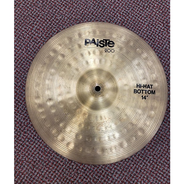 Used Paiste 14in 200 Hi Hat Bottom Cymbal